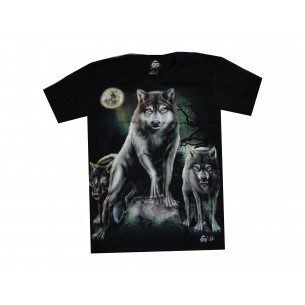 Koszulka 3D wilk c.ba0540